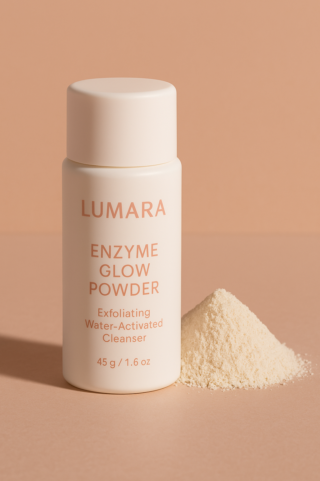 LUMARA Enzyme Glow Powder – Exfoliating Water-Activated Cleanser